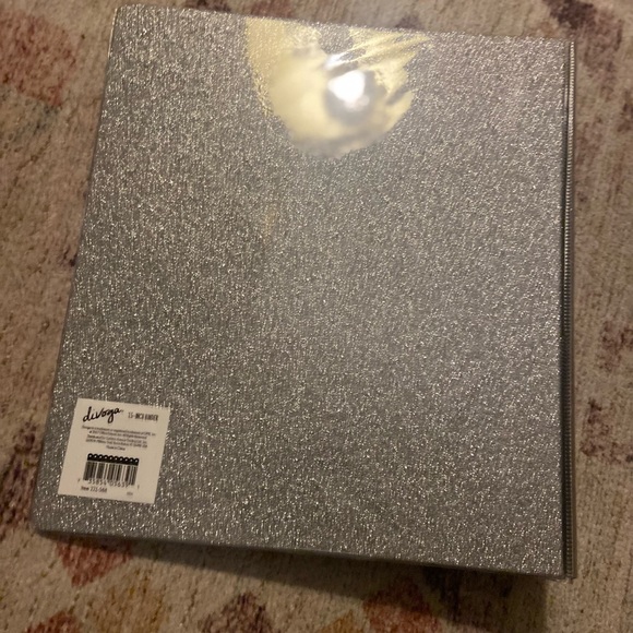 Divoga® Glitter 3-Ring Binder, 1" 1/2 in Round Rings, 2pk - Picture 2 of 6